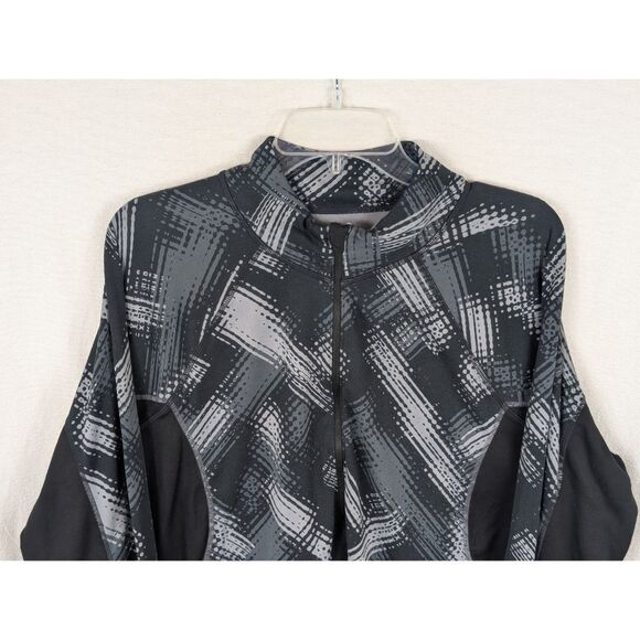 Athleta Half Zip Pullover Gym Jacket Black/Gray Women's Size 1X/XL - Picture 2 of 13